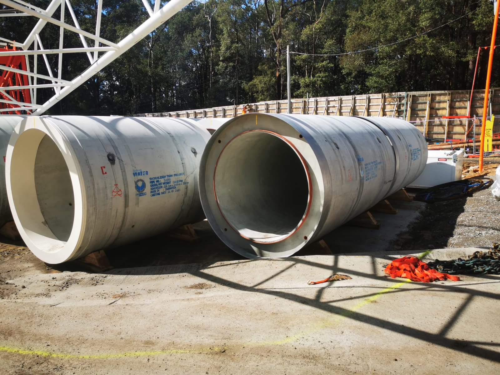 Reinforced Concrete Cylinder Pipes (RCCP)