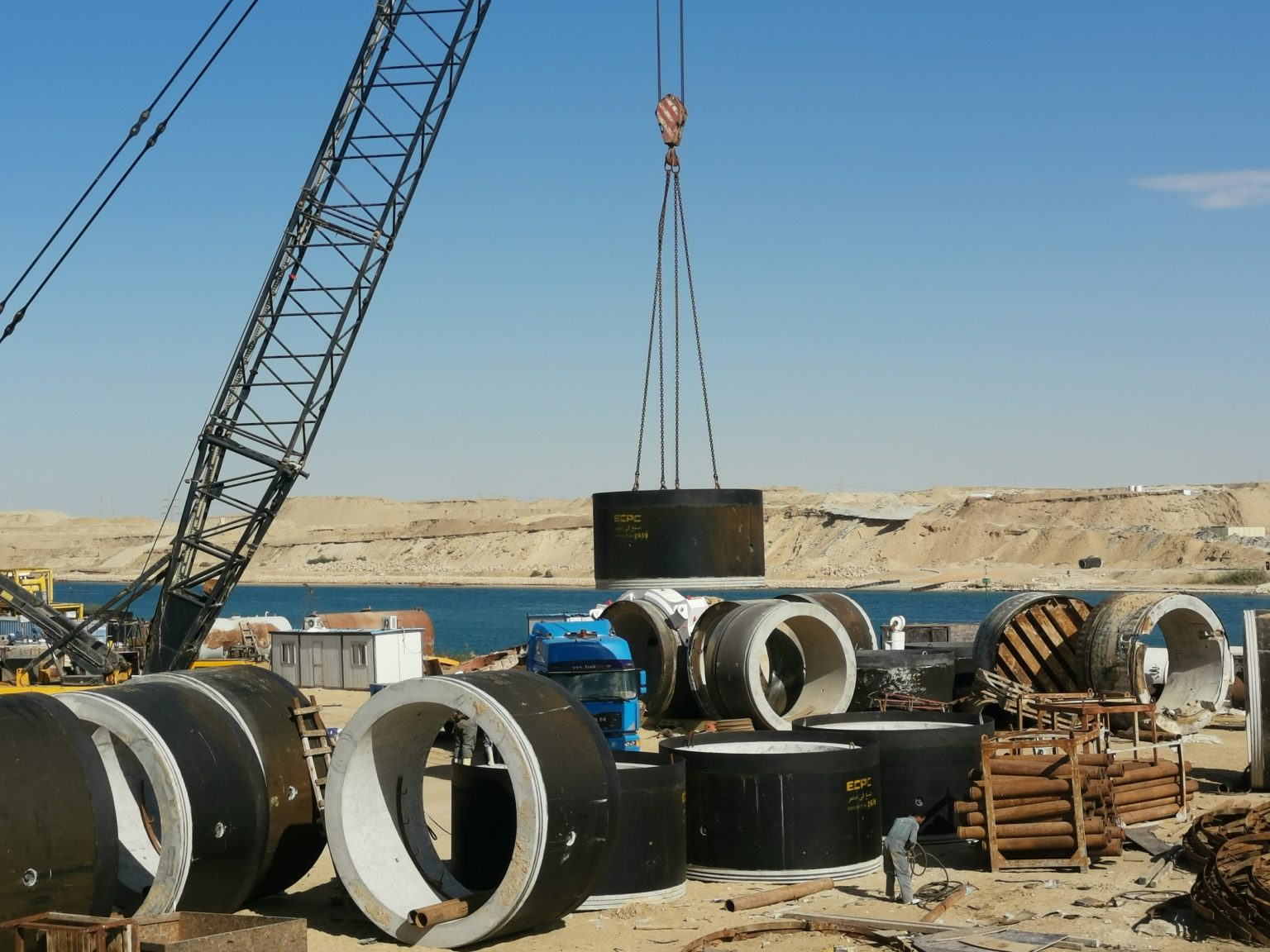 Al-Mahsama Drain Water Treatment Plant in Serapeum